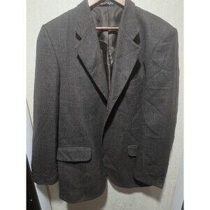 Vintage David Bios Blazer Men's 42R 100% New Wool Brown South Africa Euc